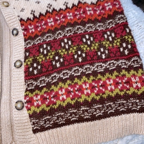 Vintage sweater knit vest size medium boho - Picture 11 of 12